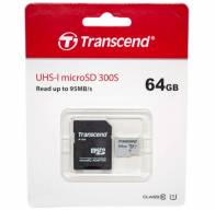 Transcend microSDXC 300S Class 10 UHS-I U1 64GB